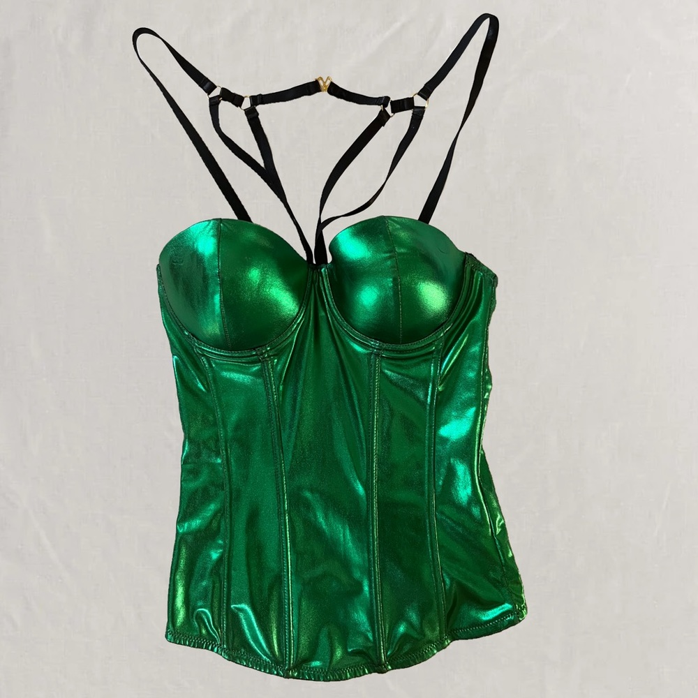 Green Corset Top